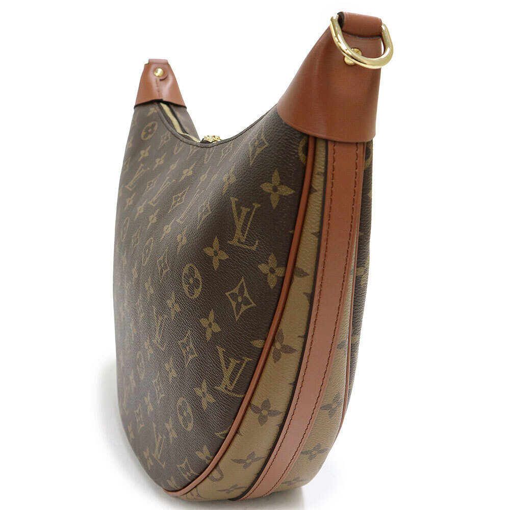 Louis Vuitton Loop Hobo Handbag Monogram Reverse Calfskin Brown - Picture 4 of 9